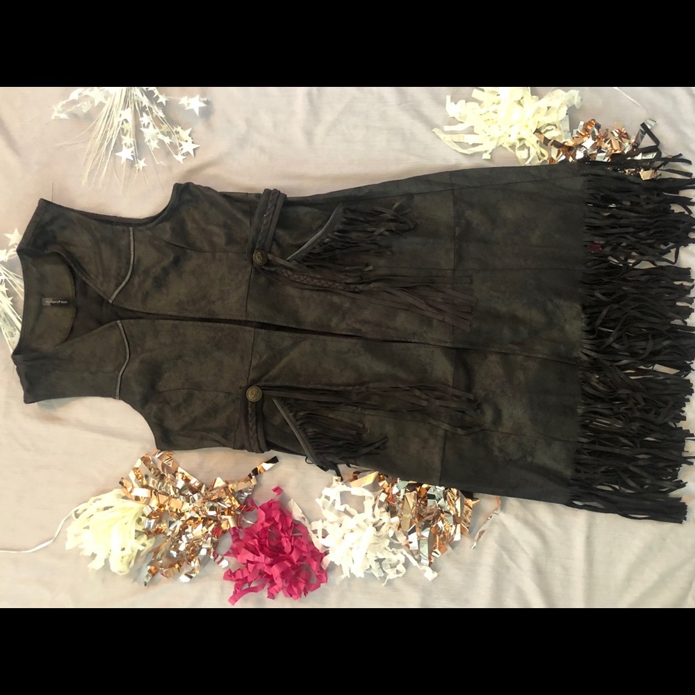 Long Open Front Vest